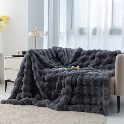 Experience Comfortable Summer Air Conditioning with Tuscany Bubble Rabbit Blanket
