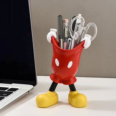 Silk Screen Printed Cartoon Mickey Pants Storage Box for Travel Agency Necessity