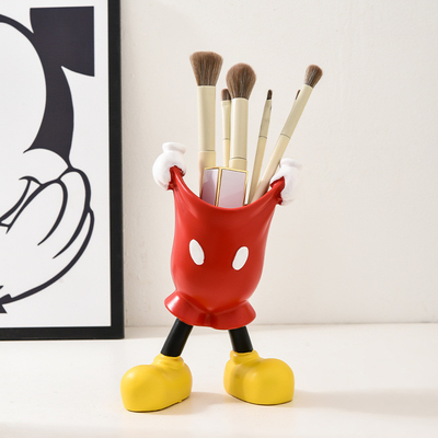 Silk Screen Printed Cartoon Mickey Pants Storage Box for Travel Agency Necessity