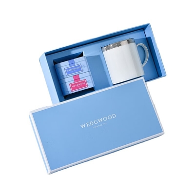 Surprise Your Customers with This Platinum Lace Mug and Portable Tea Jar Gift Box Set