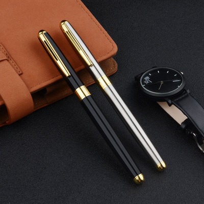 Colorful Graphics 2 Color Printing on All Metal Signature Pen for Business Event Gift