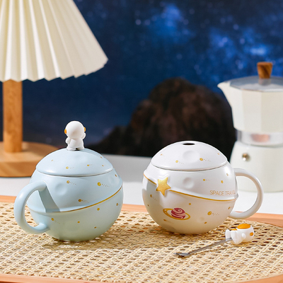 Wedding Favors Bridal Party Gifts Cute Astronaut Ceramic Cup for Space Enthusiasts
