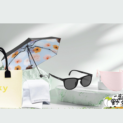 Summer Sunscreen Combo Set Employee Benefits Present Gift Selection with Cooling Towel