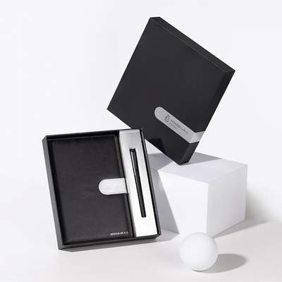 Father's Day Occasion High End Notebook and Pearl Pen Set for Business Souvenir Gift