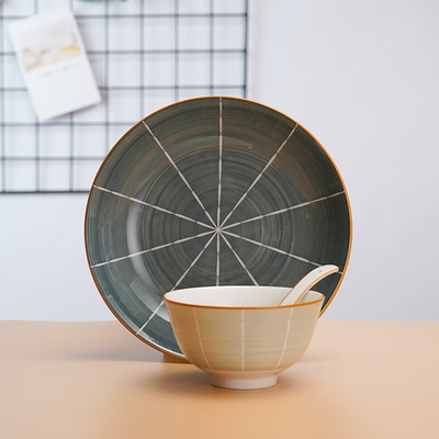 16-Piece Chinese Ceramic Tableware Set Perfect for Gifting to Elderly Grandparents