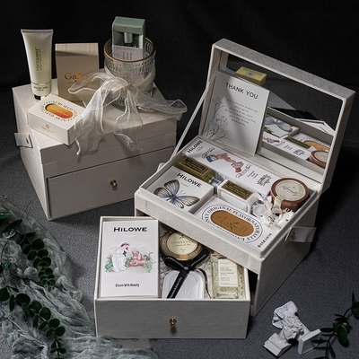 Customized Color Double Velvet Box Special Souvenir for Women's Day from Office Products