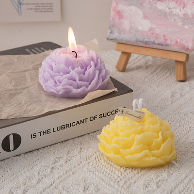 Peony Flower Aromatherapy Candle for Other Activities Customer's Logo Decoration Gift