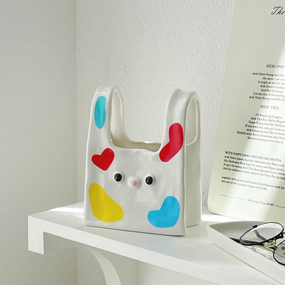 Silk Screen Printed Ceramic Vase The Perfect Entrance Decoration for Hotel and Resort