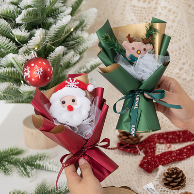 Festive Christmas Bouquet with Dried Flowers and Cotton Target End User Travel Agency
