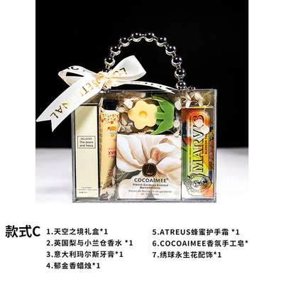 Flameless Aromatherapy Gift Box Essential Oil and Candle for Travel Agency Souvenirs