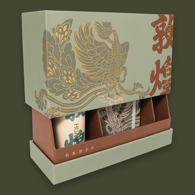 Year Gift Original Design Dunhuang Style Hand Gift and Insulated Cup with Customer's Logo