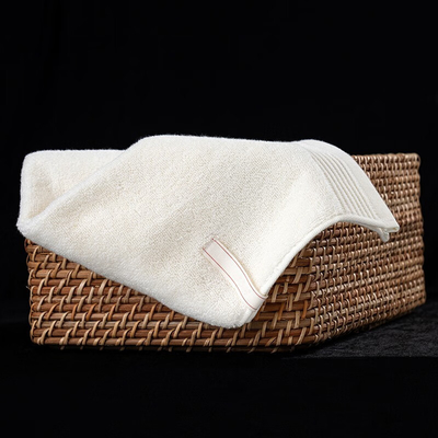 Customer's Logo Light Luxury Drunken Love Woolen Bath Towel Set with 2 Color Printing