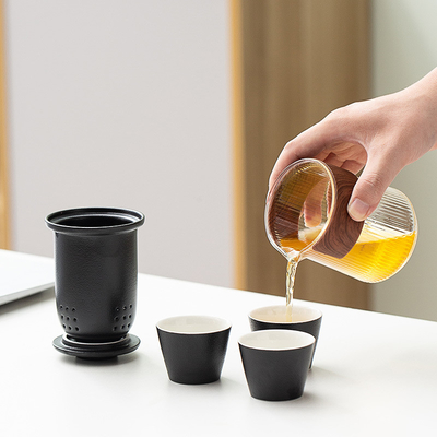 Office Mug Business Gifts Hot-fix Printing Techniques for Modern Travel Home Tea Set