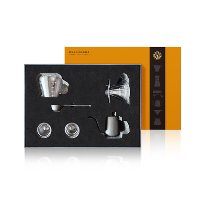 Customized Color Pour-Over Pot Grinder and Filter Cup A Business Gift That Stands Out