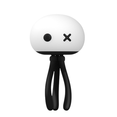 Customer's Logo Jellyfish Silicone Nightlight with Multi-functional Deformable Bracket