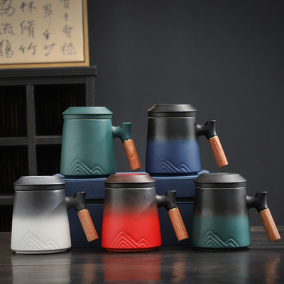 Fu Lu Storage Fast Cup Set in Portable Leather Gift Box Perfect for Special Occasions