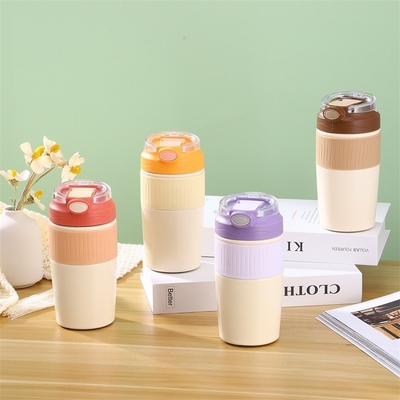 Church and Religious Gifts 316 Stainless Steel Flip Top Thermos Mug for Coffee Drinking