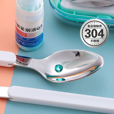 Color Printing Stainless Steel Cutlery Set Detachable and Portable for Enterprises