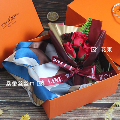 Sports and Games Must-Have Silk Scarf Souvenir Set with 1 Color Graphics Printing