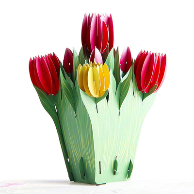Surprise Your Teacher with a 3D Tulip Greeting Card Silk Screen Printing Techniques