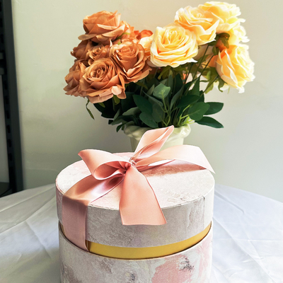 Eco-friendly Material Customized Pink Gift Set for Banquet Gifts and Wedding Gifts