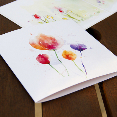 Surprise Your Teacher with a 3D Tulip Greeting Card Silk Screen Printing Techniques