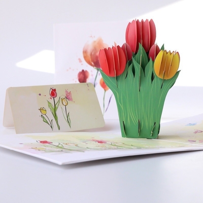 Surprise Your Teacher with a 3D Tulip Greeting Card Silk Screen Printing Techniques