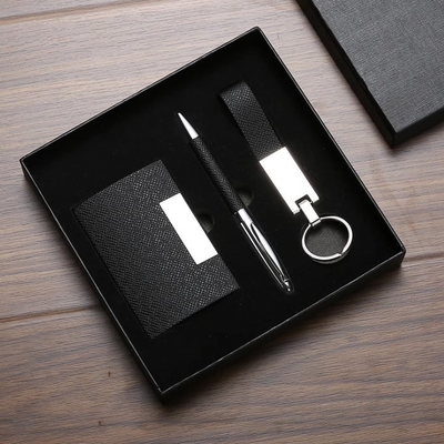 Custom Logo Practical Business Card Holder Keychain Pen for Customers and Office Gifts