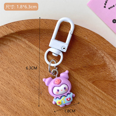 Hotel and Resort Creative Gift Cute Cartoon Keychain Pendant for Business Giveaways