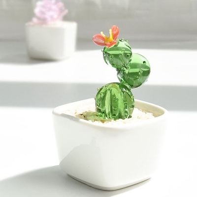 Promotion Decorate Gifts Glass Ornaments for Succulent Cacti and Potted Plants