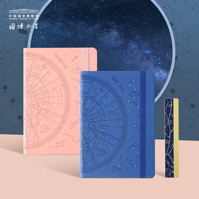 Office Products Creative and Portable Award for Starry Sky Notebook Ruler Set