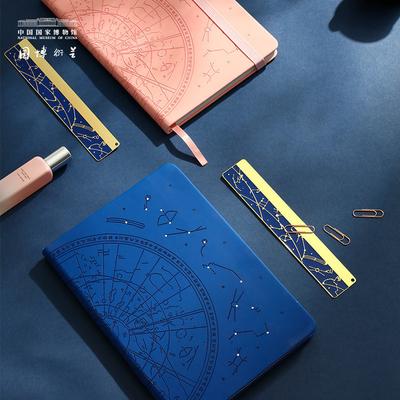 Office Products Creative and Portable Award for Starry Sky Notebook Ruler Set