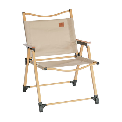 Outdoor Single Person Kemite Chair Iron Pipe Detachable Wood Grain Customized Present