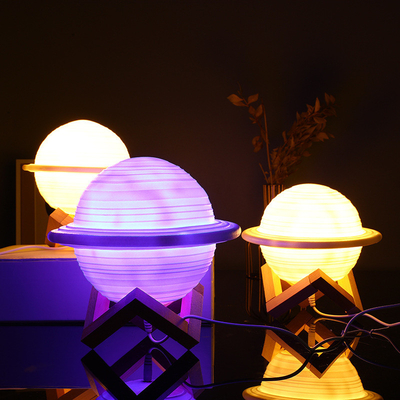 Other Activities Essential 13cm Colorful Planetary Lamp with 2 Color Graphics Printing