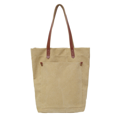 Customer's Logo Retro Art Canvas Shoulder Bag Minimalist Design for Company Event Gift