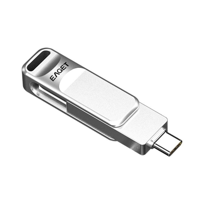 Type-C USB3.0 Dual Interface USB Drive Rotating Design for Multi-purpose Car Mounting