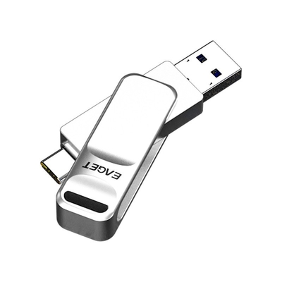 Type-C USB3.0 Dual Interface USB Drive Rotating Design for Multi-purpose Car Mounting