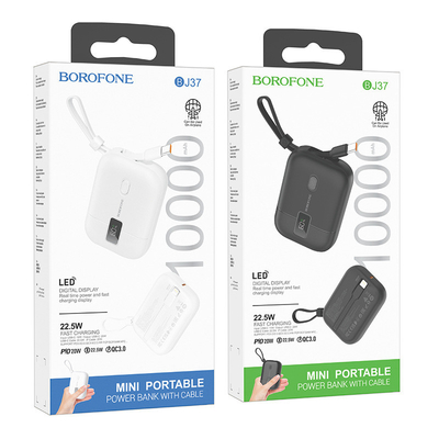 10000mAh Power Bank Fully Compatible with Cable and Mobile Power Supply Office Product