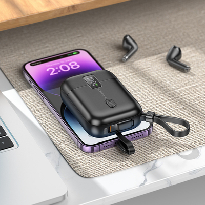 10000mAh Power Bank Fully Compatible with Cable and Mobile Power Supply Office Product