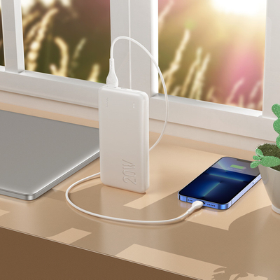 Office Gift Must-Have 10000mAh Power Bank with LED Light Display and Fast Charging