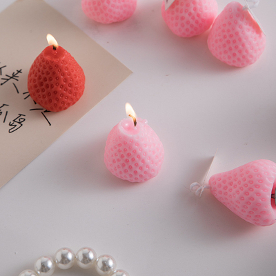 Add a Pop of Color to Your Desk with this Customizable Strawberry Aromatherapy Candle