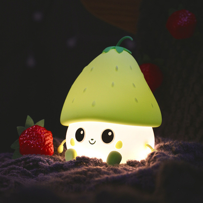 Logo Customer's Logo Berry Worry Fun Light Intelligent Voice Night Up Silicone Light