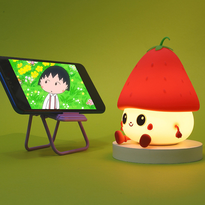 Logo Customer's Logo Berry Worry Fun Light Intelligent Voice Night Up Silicone Light
