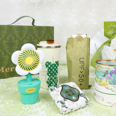 Light Luxury Retro Print Souvenir Set Perfect for Alumni Relations and Class Reunions
