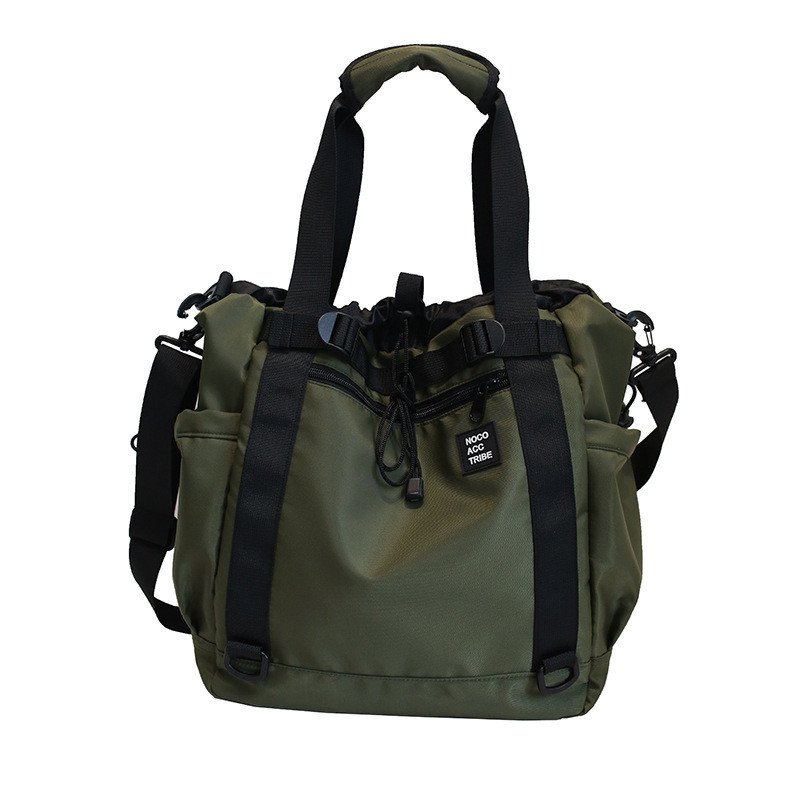 Silk Screen Printed One Shoulder Travel Bag for Trendy Design and Employee Anniversary