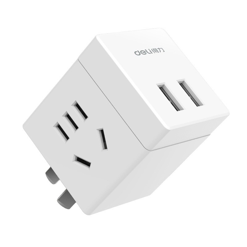 Small Wireless Socket with 2 Holes and 2 USB Ports Intelligent Converter Customer's Logo