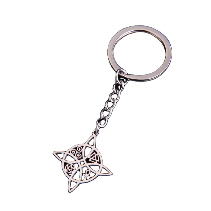 Stainless Steel Keychain Gift Set for Mothers Day 2024 Witch/Knot Acrylic 2cm*15cm