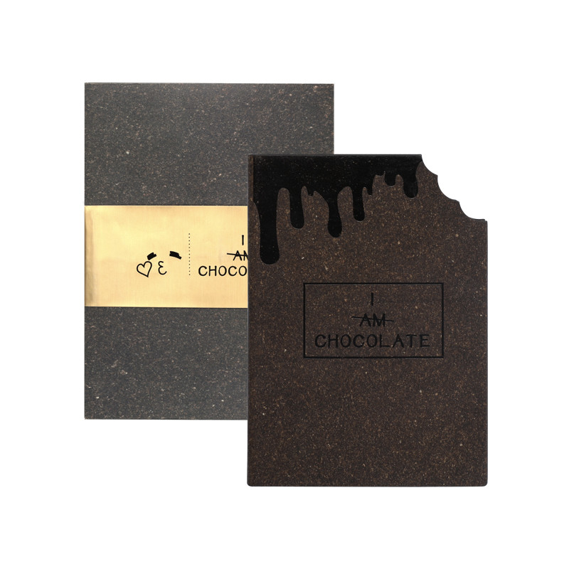 Chocolate Hand Ledger Series Creative Notebook for Office Gifts and Customer's Logo