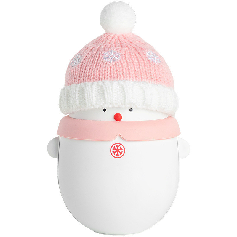 Christmas Gift Cartoon Mini Portable Snow Treasure Warm Hand Treasure 2-in-1 Power Bank