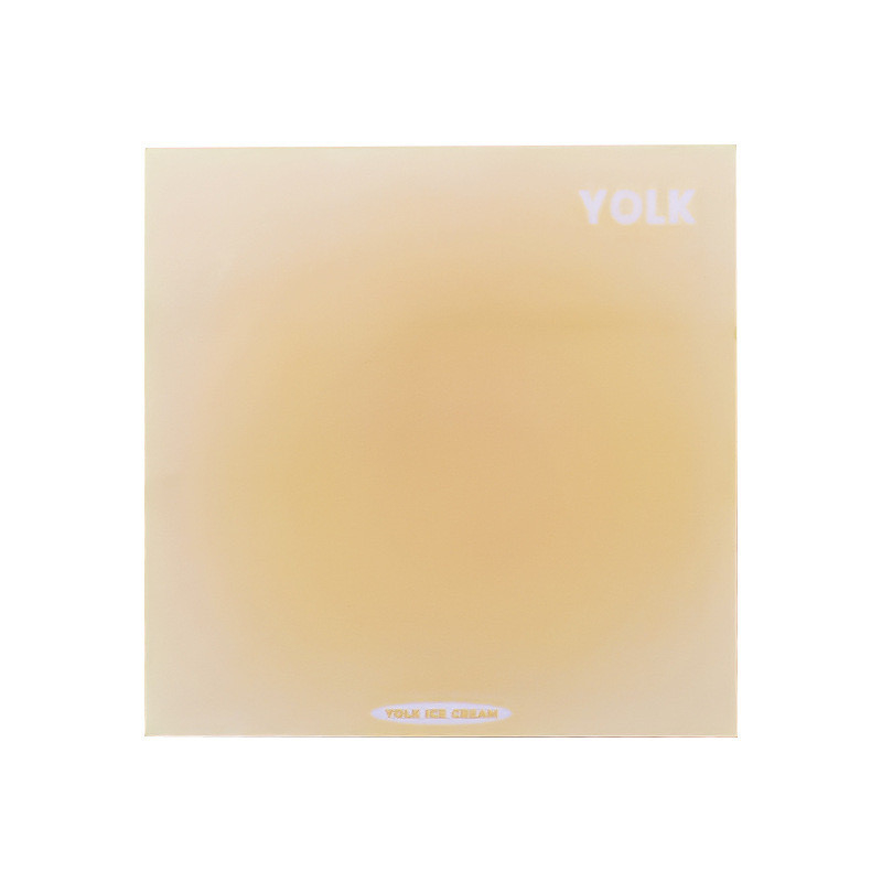 Customer's Logo Egg Yolk Gradient Solid Color Stickers for Office Notes Color Change